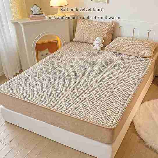 Thickened Milk Velvet Mattress Covers,Mattress Protective Cover
