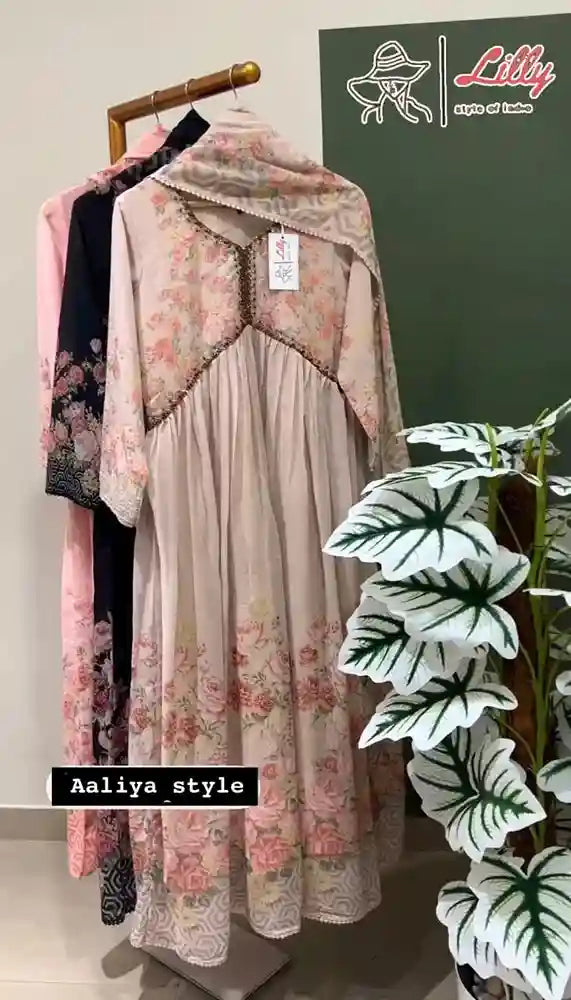Elegant Mirror Work Kurti