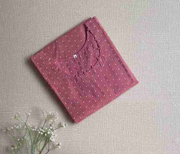 Stylish Color Cotton Kurta Set