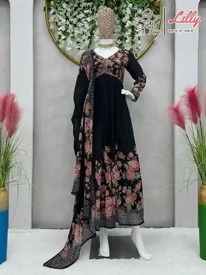 Elegant Mirror Work Kurti