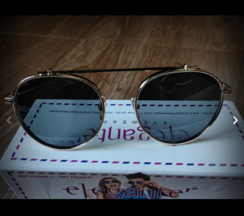Allu Arjun Inspired UV Protected Round Sunglasses for Men and Women photo review